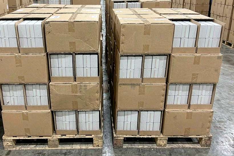Checklist for vape hardware — container load