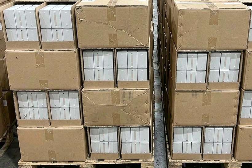 Restocking vape hardware — container load