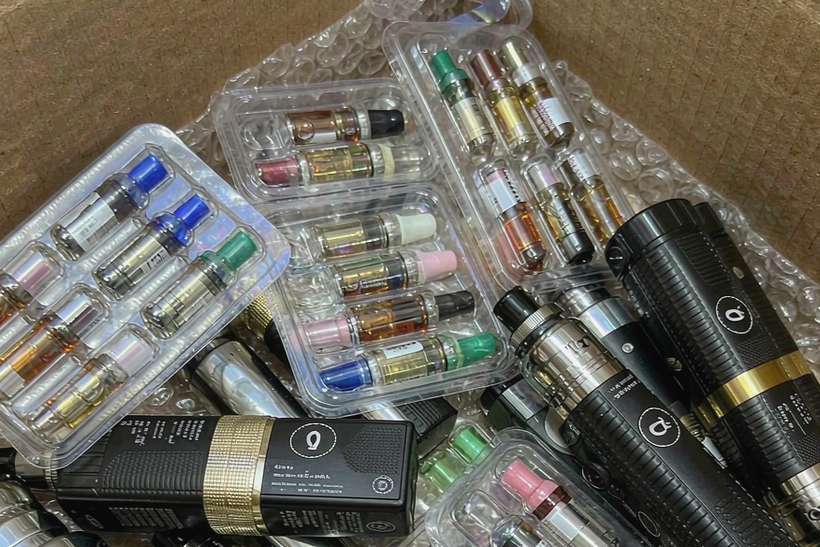Restocking vape kits — container load