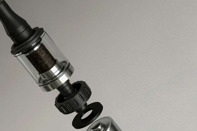 Restocking vape products in Jeonju Tanba — Winter special